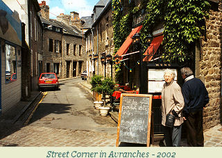 Street Corner in Avranches - 2002