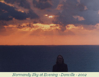 Normandy Sky at Evening - Donville-les -Bains - 2002