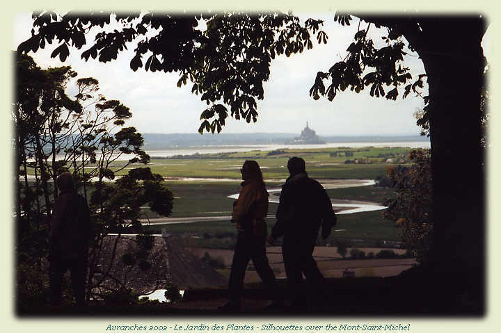 Silhouettes over the Mont-Saint-Michel